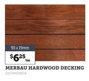 Stratco Merbau hardwood decking offer