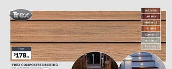 Stratco Trex composite decking offer