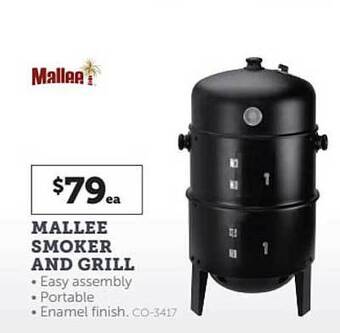 Stratco Mallee smoker and grill offer