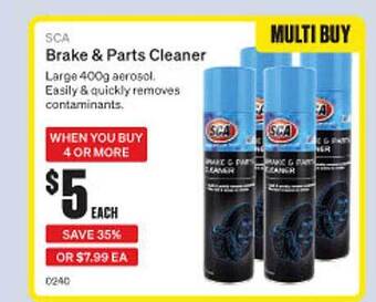 SuperCheap Auto Sca brake & parts cleaner offer