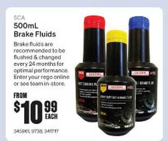SuperCheap Auto Sca 500ml brake fluids offer
