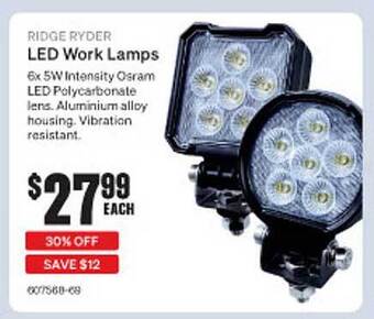 SuperCheap Auto Led work lamps offer