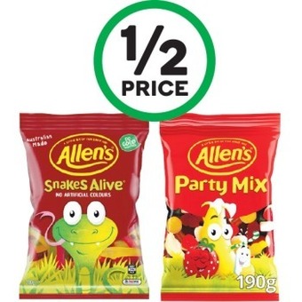 Woolworths Allen’s medium bags 120-200g offer