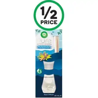 Woolworths Air wick pure natural wonders diffuser 30ml offer