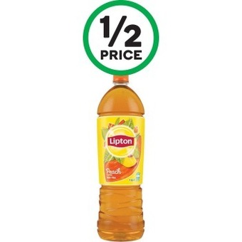 Woolworths Lipton ice tea 1.5 litre offer