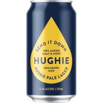 Woolworths Hughie pale lager cans 24x375ml offer