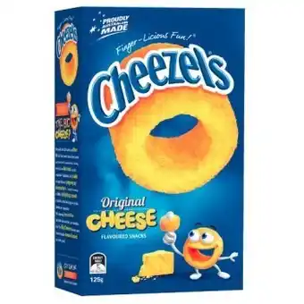 Coles Cheezels cheese snacks 125g offer