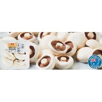 Coles Coles australian flat mushrooms 375g pack offer