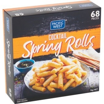 Coles Pacific west cocktail spring rolls 1kg offer