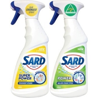 Coles Sard stain remover triggers 420ml-450ml offer
