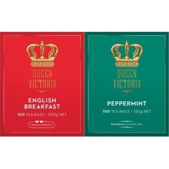 Coles Queen victoria tea bags 100 pack offer