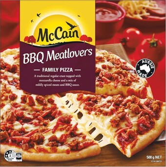 Woolworths Mccain family pizza 500g offer