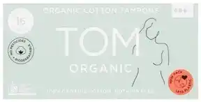 Woolworths Tom organic tampons pk 2 x 8~ offer