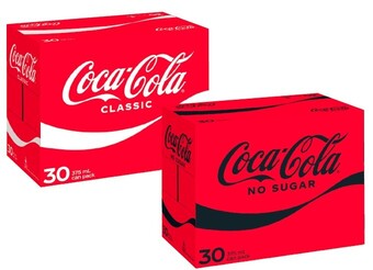 Coles Coca-cola soft drink 30x375ml offer