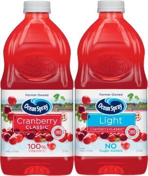Coles Ocean spray fruit drink 1.5 litre offer