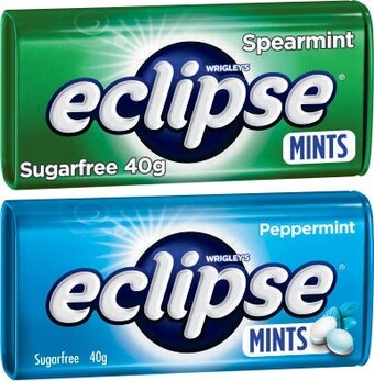 Coles Eclipse mints 40g offer