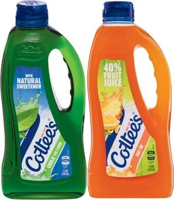 Coles Cottee’s cordial 1 litre offer