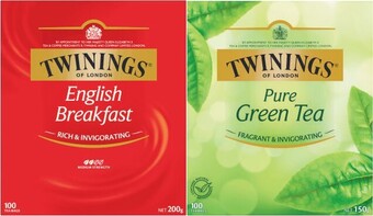 Coles Twinings tea bags 100 pack offer