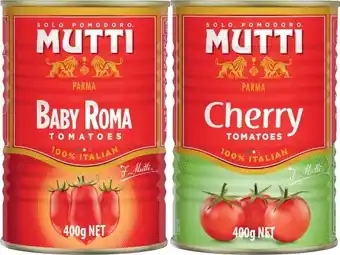 Mutti baby roma or cherry tomatoes 400g
