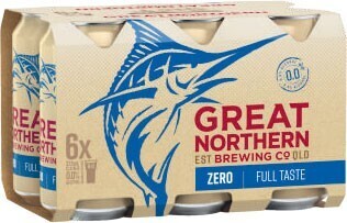 Great northern zero 6x375ml