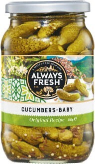 Coles Always fresh baby cucumbers 350g offer