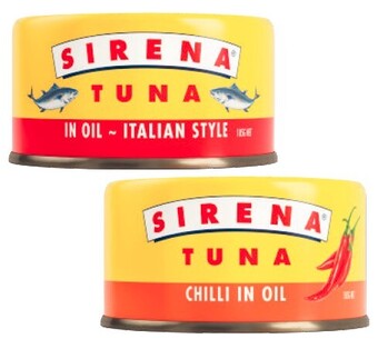 Coles Sirena tuna 185g offer