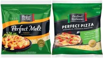 Coles Perfect italiano cheese grated 450g offer