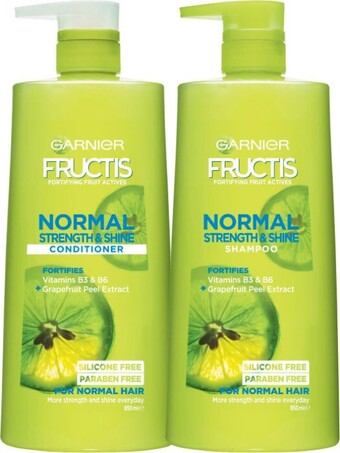 Coles Garnier fructis shampoo or conditioner 850ml offer