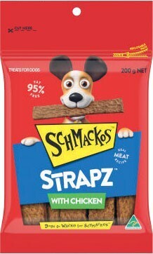 Coles Schmackos dog treats 200g offer