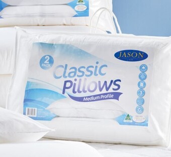 Spotlight Jason classic standard pillow 2 pack offer