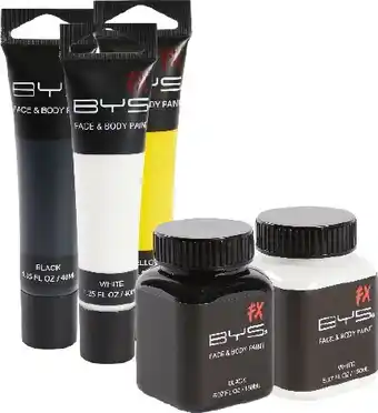 Face paint pots & tubes