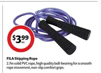 Coles Fila skipping rope offer