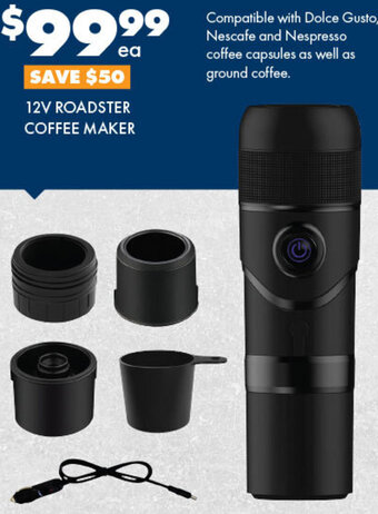 BCF 12V Roadster Coffee Maker offer