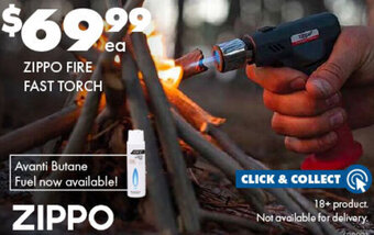 BCF Zippo Fire Fast Torch offer