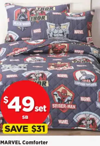 Spotlight Marvel Comforter offer