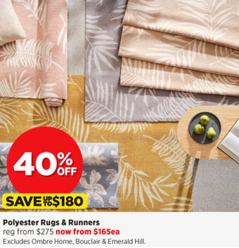Spotlight Polyester Rugs & Runners offer
