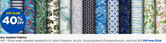 Spotlight All Outdoor Fabrics offer