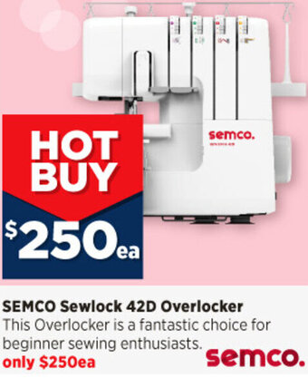 Spotlight Semco Sewlock 42D Overlocker offer