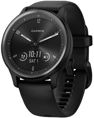 Officeworks Garmin vivomove sport smart watch - black offer