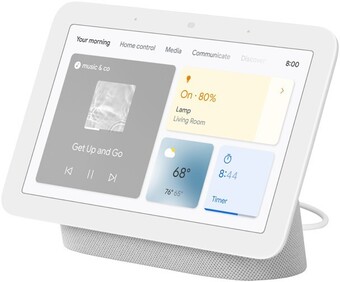 Officeworks Google nest hub (2nd gen) - chalk offer