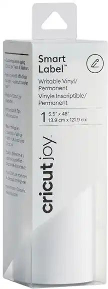 Officeworks Cricut joy smart label writable vinyl 5.5x48" offer