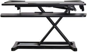 Officeworks Typhoon ultimate gaming sit stand desk offer