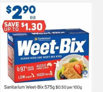 Foodland Sanitarium weet-bix 575g offer