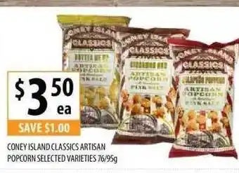 Supabarn Coney island classics artisan popcorn offer