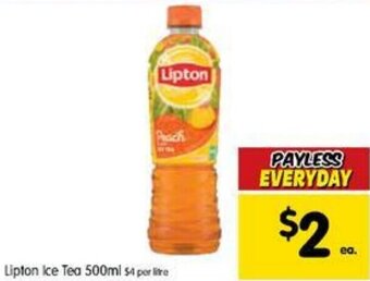 Spar Lipton Ice Tea 500ml offer