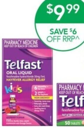 Terry White Telfast Children's Elixir 150ml offer