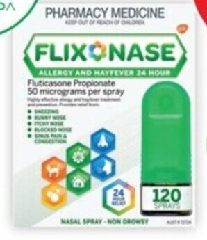 Terry White Flixonase Allergy & Hayfever 24 Hour Nasal Spray 120 doses offer