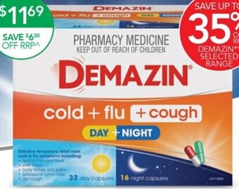 Terry White Demazin Cold & Flu+Cough Day/Night 48 Capsules offer