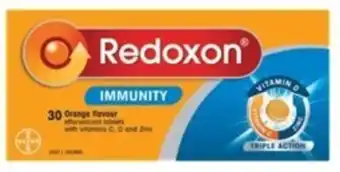 Terry White Redoxon Immunity Orange Effervescent 30 Tablets offer