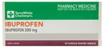 TerryWhite Chemmart Ibuprofen 200mg 96 tablets